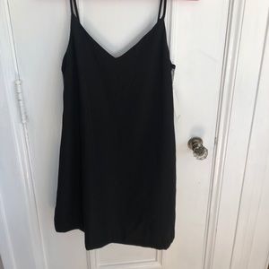 Tobi NWT black dress with mesh cutouts